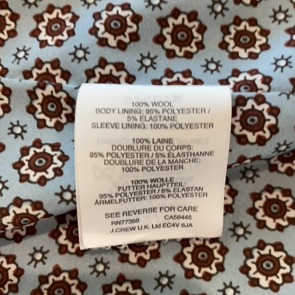 J.Crew sz 10 Wool Campbell blazer VGUC - Picture 6 of 12